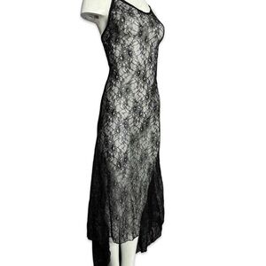 Widow Elegant Black Lace Dress NTW M